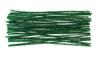 Druciki kreatywne zielone metalizowane 30 cm (40szt) DR17 Brewis